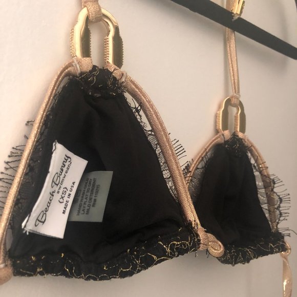 Beach Bunny Madagascar Glam Triangle Top NWOT - Picture 6 of 6